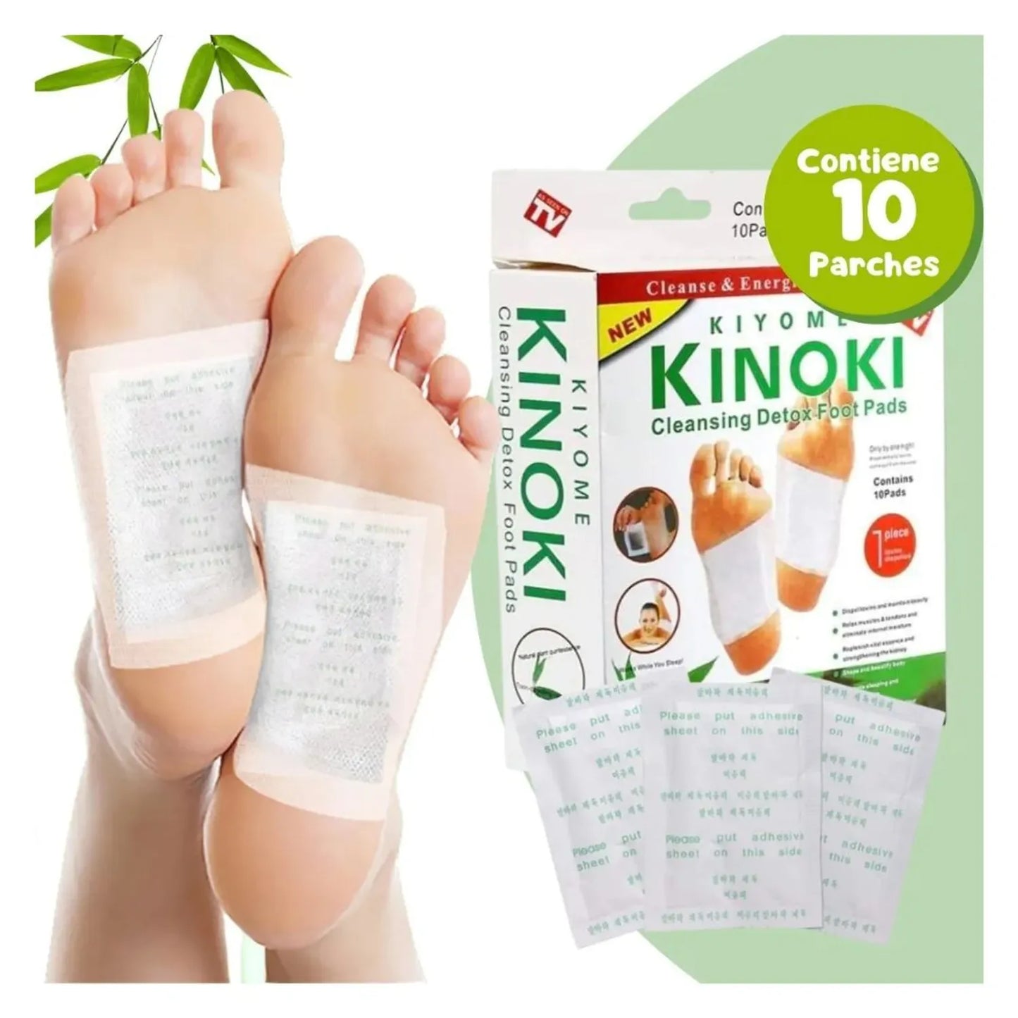 PARCHE DESINTOXICANTE DE PIES KINOKI